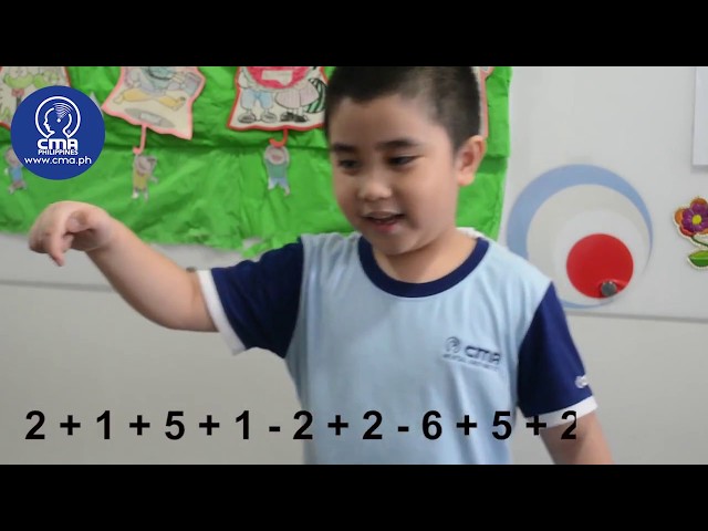 Molave, 4 years old, doing Mental Arithmetic // CMA Philippines