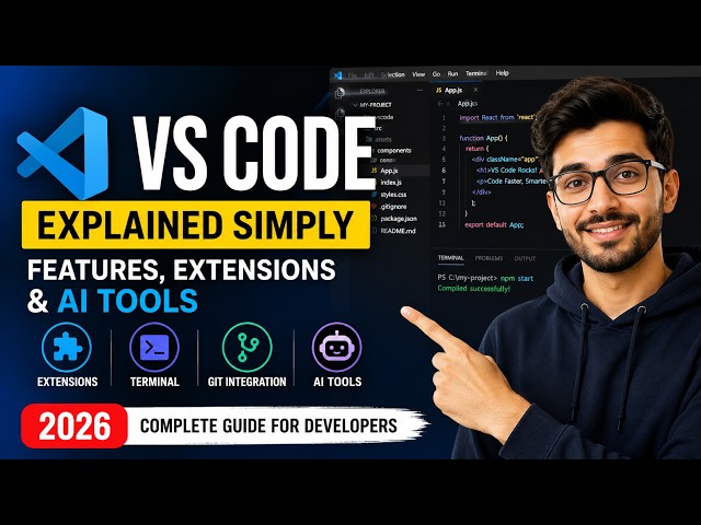 VS Code Explained Simply: Features, Extensions & AI Tools 2026