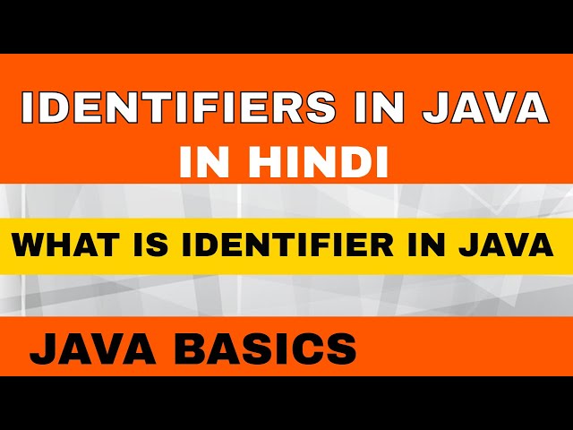 What is identifier in java | In Hindi | identifiers in Java | #CodingTrix