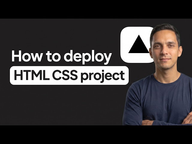 How to Deploy HTML CSS Project on Vercel (Step by Step)