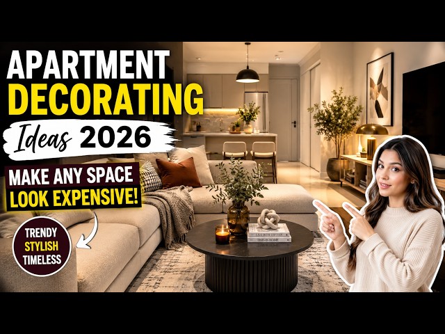 Apartment Decorating Ideas 2026 | Trendy Interior Design Ideas That Make Any Space Look Expensive