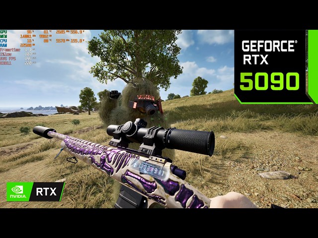 PUBG 4K Max Settings: RTX 5090 - i9 14900K - 128GB RAM | Erangel - ACE32 & M24 Gameplay