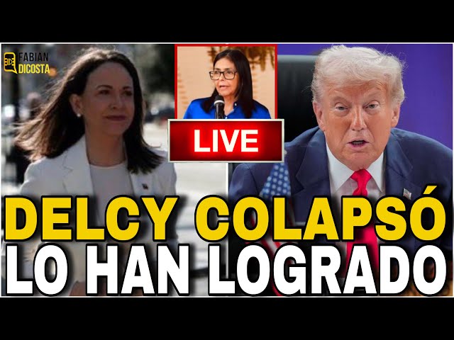 ÚLTIMA HORA  🔴 ¡DELCY COLAPSA! MARÍA CORINA LOGRA LO IMPENSABLE CON TRUMP EN WASHINGTON