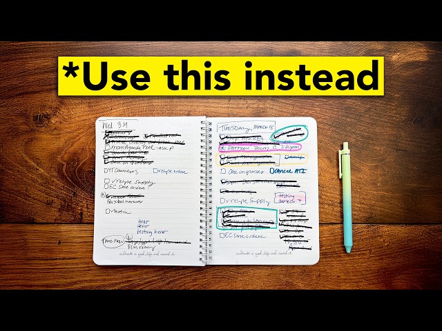 You Don't Need a Daily Planner... here's why