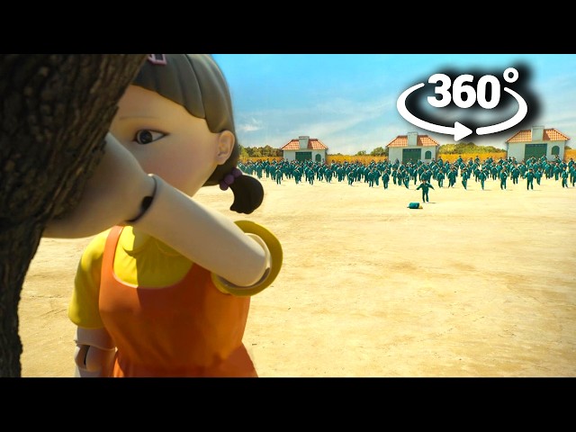 360°VR Squid Game - RED LIGHT AND GREEN LIGHT | A REAL-LIFE VR Experience