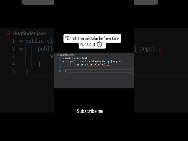 Only smart coders can find this bug! 😈  This Java loop looks correct — but it isn’t. #CodarJava