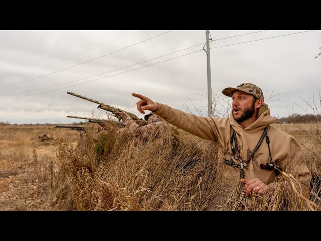 Goose Hunting My Secret Field.. We Shot A Very Weird Bird!!