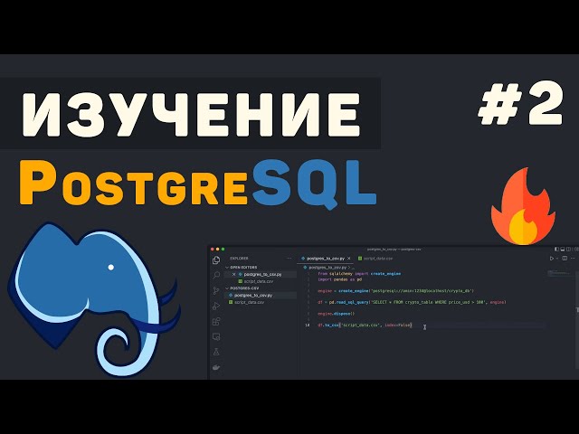 Learning PostgreSQL from Scratch / #2 – Adding Tables and Records