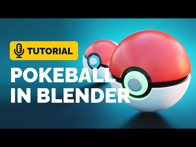 Blender 3.0 Pokeball 3D Tutorial | Polygon Runway