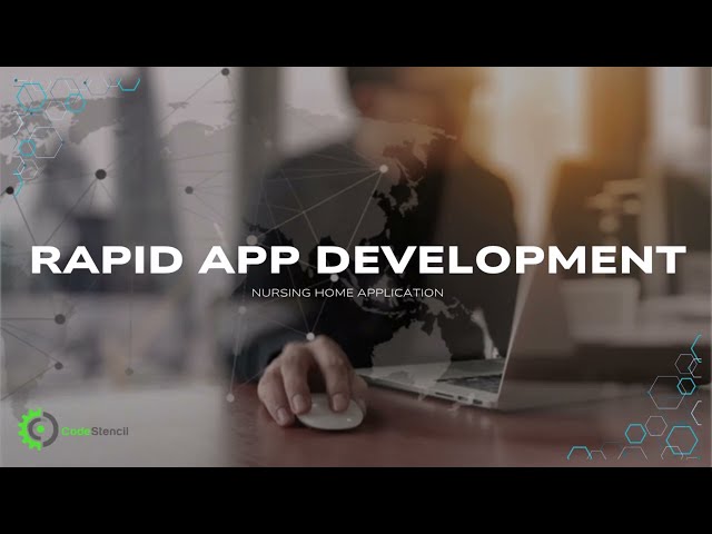 Generating a Nursing Home App using a CodeStencil-AI Hybrid Approach