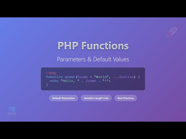 PHP Functions: Mastering Parameters & Arguments for Beginners