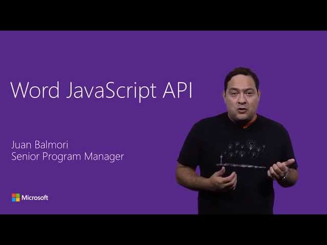 Word JavaScript add-in APIs