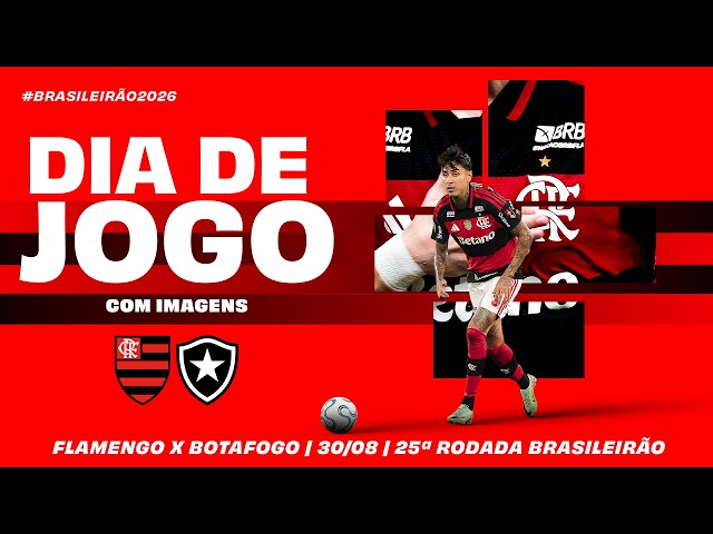 🔴 AO VIVO: FLAMENGO x BOTAFOGO | COM IMAGENS PARA FORA DO BRASIL | BRASILEIRÃO (30/08/26)