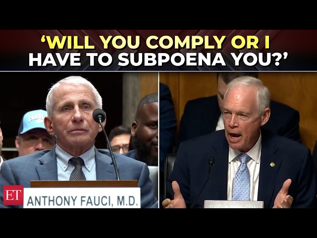 ‘Boy, he can’t let the public know…’: Sen. Johnson rages at Dr Fauci over COVID vaccine lies