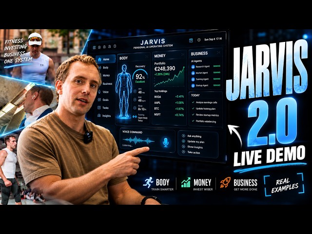 I Built My Own JARVIS 2.0 - Full Live Demo