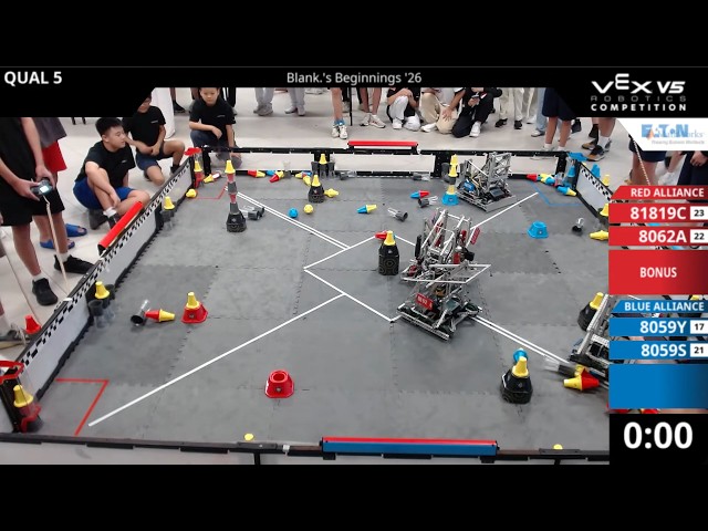 Vex Override | Blank.'s Beginnings '26 - Qual 5 (81819C & 8062A vs 8059Y & 8059S)