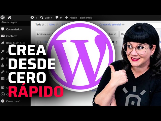 Crea una WEB PROFESIONAL con WordPress 7.0 en 40 minutos (Guía 2026)