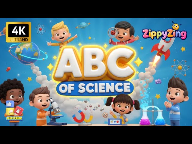 ABC of Science for Kids | A to Z Science Words with Fun Learning