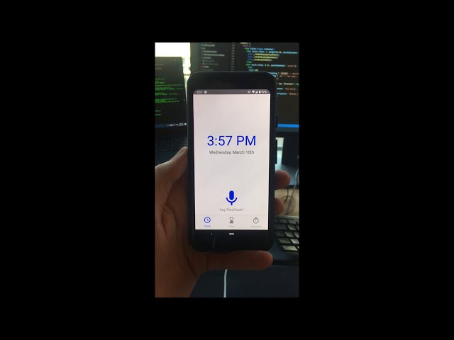 Clock App with Offline Voice Recognition on React Native Using Porcupine and Rhino
