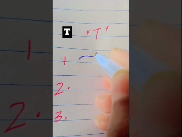 how to signature letter T? #viral #signature