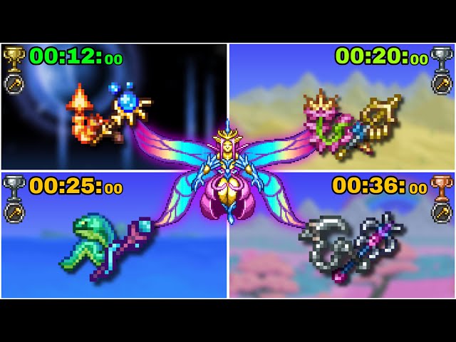 Top 9 best Minions & whipstack Speed kill Daytime Empress of Light | Terraria 1.4.5.8