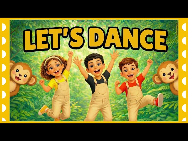 Jungle Dance Song for Kids | School Program Dance for Kids | Kids Dance Song | Animal Song
