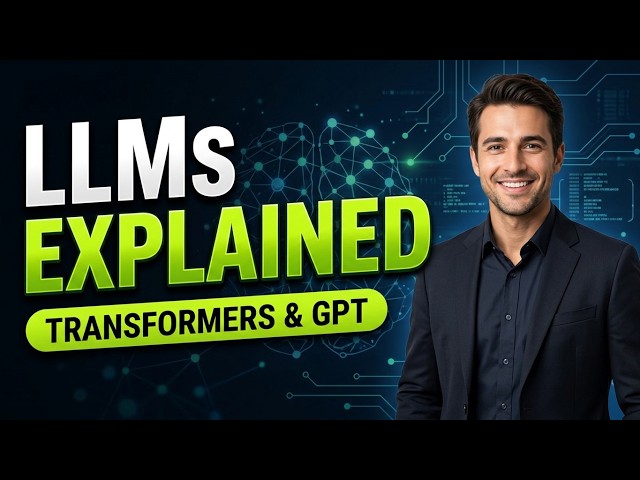 Large Language Models (LLMs) Explained | Transformers, GPT, BERT & ChatGPT Architecture