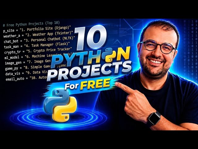 10 Python Projects For FREE