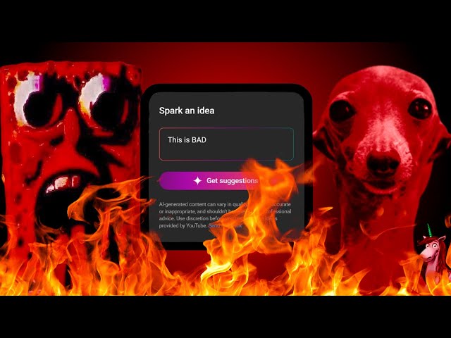YouTube Studios AI "Inspiration" Feature is Really Bad