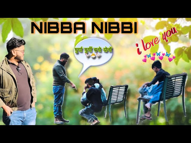 😄NIBBA NIBBi PRANK IN PARK😄