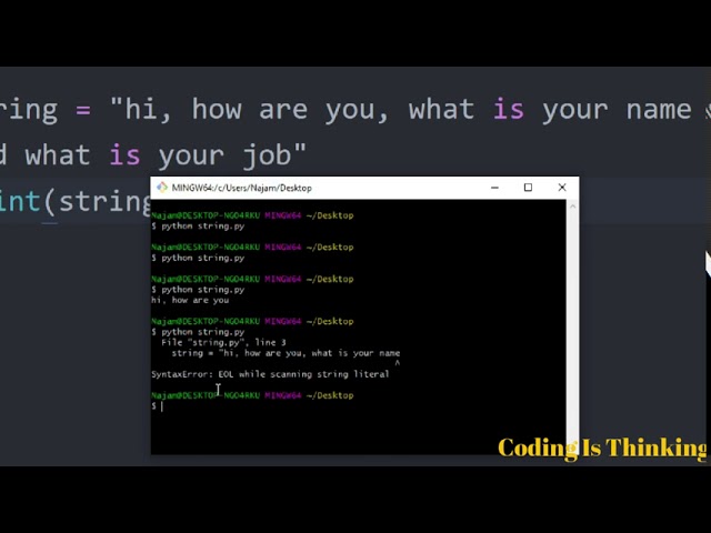 String In Python | English | Must Watch