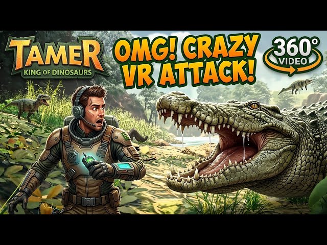Jungle Exploration (360° Video, VR) | Tamer: King of Dinosaurs | Walkthrough, Gameplay, 4K