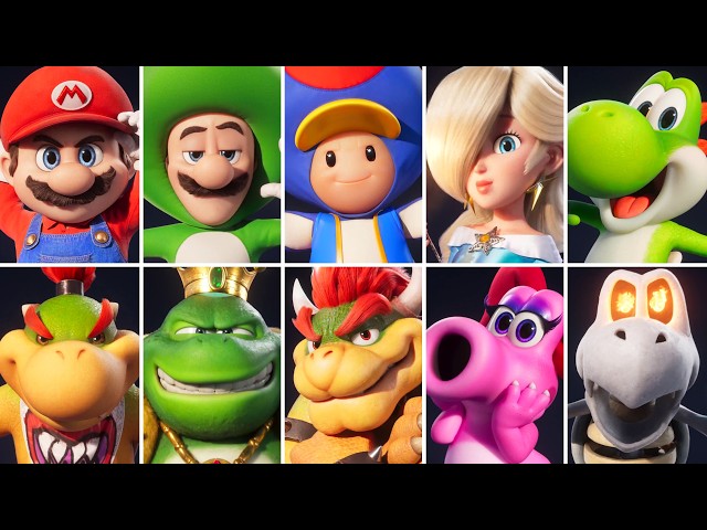 THE SUPER MARIO GALAXY MOVIE - All Characters 4K (2026)