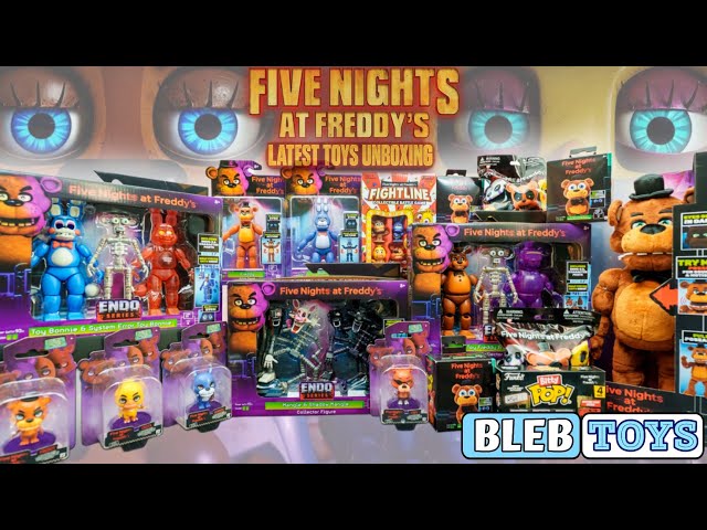 Unboxing  latest Five Nights at Freddy's toy collection | no talking toy review ASMR