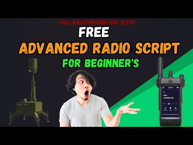 [QBCore/ESX] Most Advanced FiveM Radio Script | Signal Jammer & Scanner | FiveM Radio Script