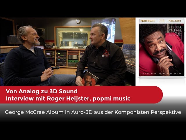 From analog to 3D sound: George McCrae album in Auro-3D from the producer's perspective