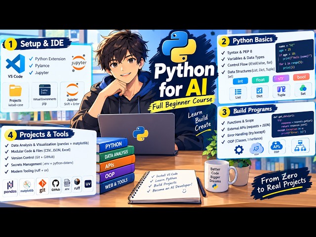 Master Python for AI: From Zero to Building Real Projects