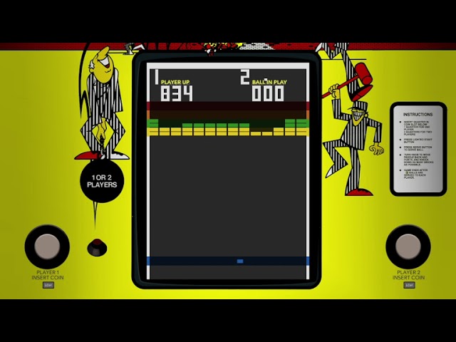 Atari 50: The Anniversary Celebration: Breakout (1976) Gameplay