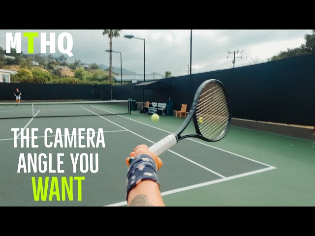 First Person Point Of View Tennis - PRACTICE SET With Former #1 NCAA Singles