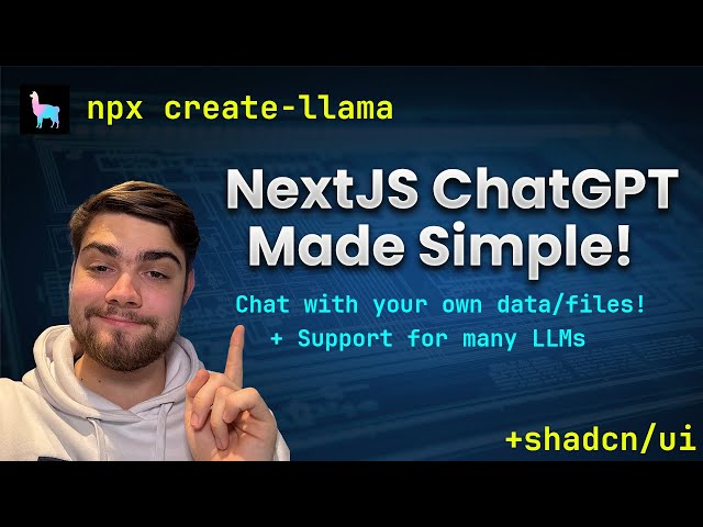Create Your own ChatGPT Clone in Next.js with Just One Command
