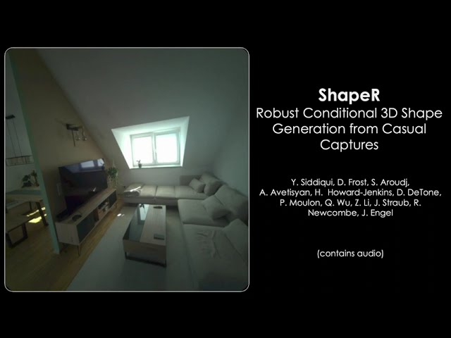 ShapeR: Robust Conditional 3D Shape Generation from Casual Captures