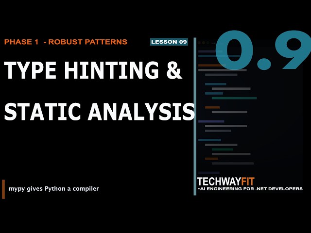 Python Type Hints for AI: Stop Runtime Errors with Static Analysis!