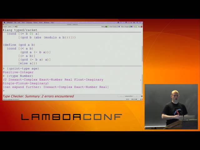 LambdaConf 2015 - Introduction to Typed Racket Mark Farrell