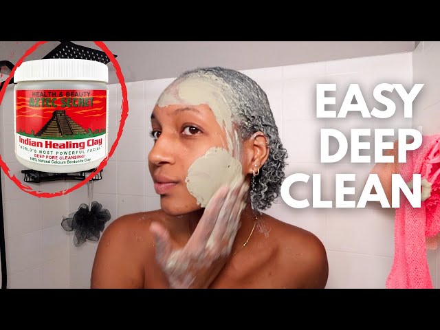 AT-HOME HAIR & FACE DETOX | diy aztec mask that you can do at home!