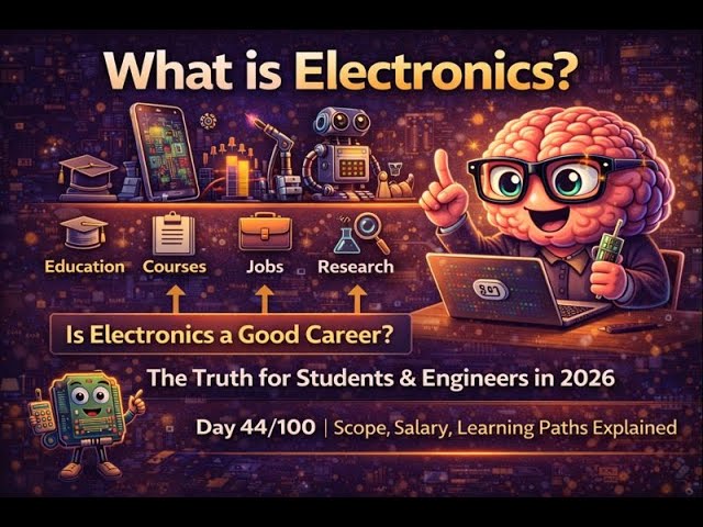 Day 44: What Is Electronics? Education, Courses, Jobs, Research & Future Scope (India 2026)