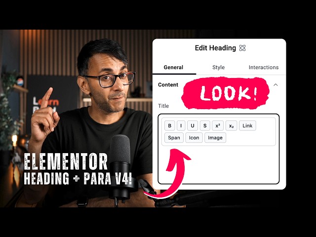 Spans are ready for Elementor V4 Heading & Paragraph!