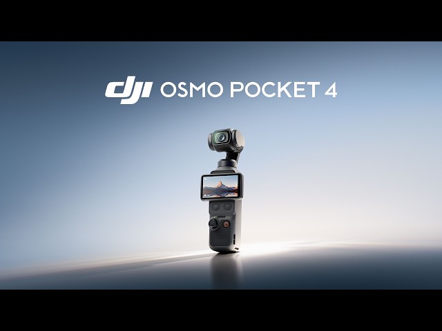 DJI Osmo Pocket 4 is here—redefining what a pocket camera can do.