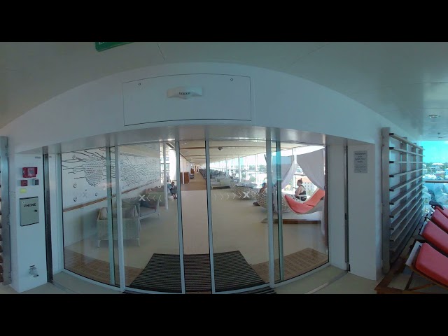 Celebrity Equinox - Deck 12 - Solarium and Pool Deck - 360 Video