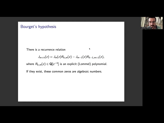 Javier Fresán: E-functions and Geometry (NTWS 204)