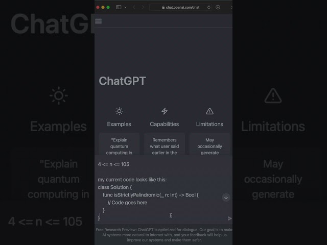 ChatGPT vs Leetcode Medium Problem